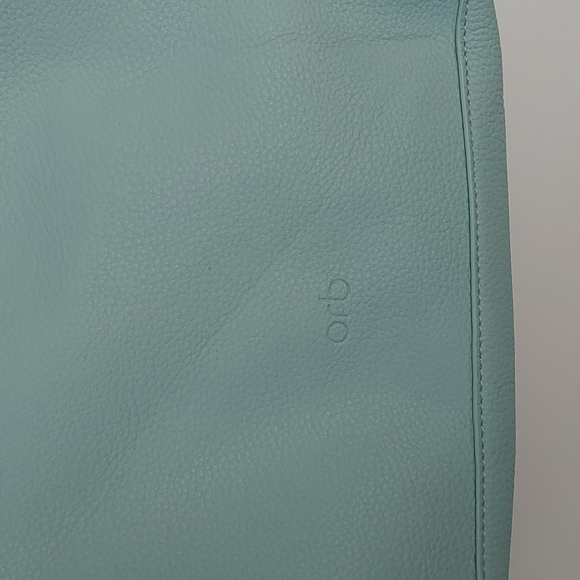 Women's Orb Aqua Vegan Leather Tote - Picture 2 of 12